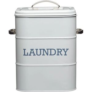 Living Nostalgia French Grey Laundry Tin - Laundry Type Living Nostalgia French Grey Laundry Tin - Laundry Type