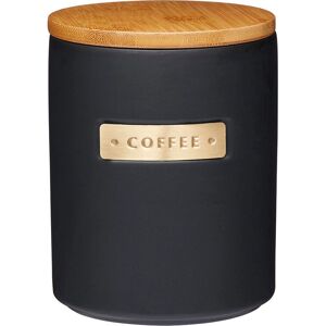MasterClass Stoneware Brass Effect Coffee Canister - Airtight, 1L MasterClass Stoneware Brass Effect Coffee Canister - Airtight, 1L