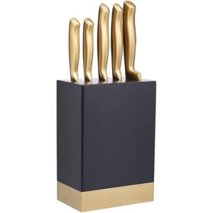 MasterClass Brass Knife Set with Block MasterClass Brass Knife Set with Block
