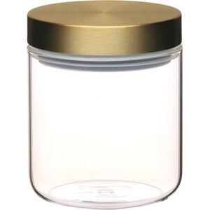 Masterclass Brass Lid Glass Storage Jar - Food Storage Container Masterclass Brass Lid Glass Storage Jar - Food Storage Container