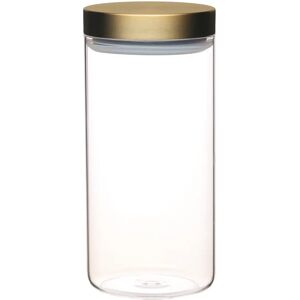 Masterclass Brass Lid Large Glass Food Storage Jar - Food Storage Jar Masterclass Brass Lid Large Glass Food Storage Jar - Food Storage Jar