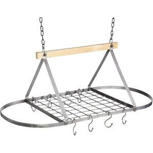 KitchenCraft Vintage Ceiling Pot & Pan Rack - Industrial Kitchen KitchenCraft Vintage Ceiling Pot & Pan Rack - Industrial Kitchen