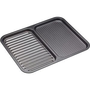 Masterclass Dark Grey Non-Stick 2-in-1 Divided Baking Tray - Baking Tray Masterclass Dark Grey Non-Stick 2-in-1 Divided Baking Tray - Baking Tray