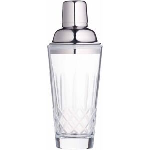 BarCraft Cut Glass Cocktail Shaker - 350ml & 400ml - Elegant Art Deco Design BarCraft Cut Glass Cocktail Shaker - 350ml & 400ml - Elegant Art Deco Design