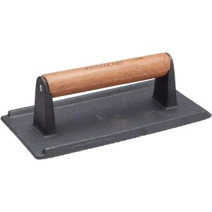 KitchenCraft Cast Iron Grill Press - Grill Press, Heavy Duty, 21x11cm KitchenCraft Cast Iron Grill Press - Grill Press, Heavy Duty, 21x11cm
