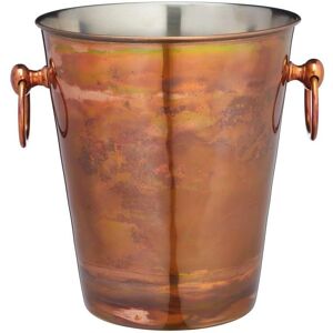 BarCraft Stainless Steel Champagne Bucket - Iridescent Copper - Keeps Champagne Cold BarCraft Stainless Steel Champagne Bucket - Iridescent Copper - Keeps Champagne Cold