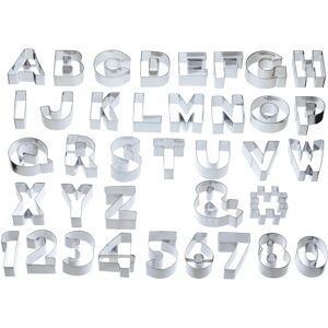 KitchenCraft Sweetly Does It - ABC & 123 Cookie Cutter Set - Cookie Cutter Set KitchenCraft Sweetly Does It - ABC & 123 Cookie Cutter Set - Cookie Cutter Set