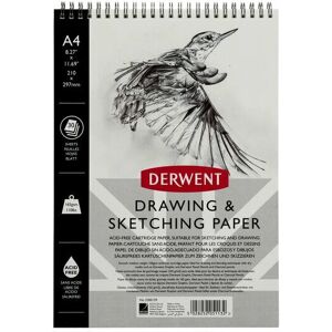 Derwent 2300139 Skizzenbuch - A4 Drahtgebundenes Skizzenpapier Derwent 2300139 Skizzenbuch - A4 Drahtgebundenes Skizzenpapier