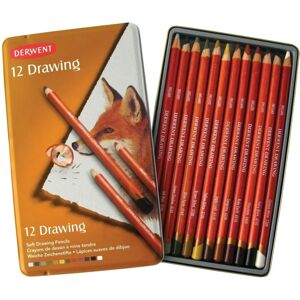 Derwent Drawing Kredki 12szt - Materiały Artystyczne Derwent Drawing Kredki 12szt - Materiały Artystyczne