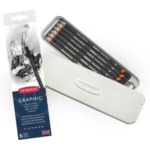 Derwent Graphite Pencil Set 6 Pcs - Artist Quality Derwent Graphite Pencil Set 6 Pcs - Artist Quality