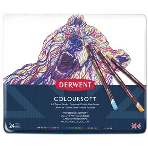 Derwent Coloursoft Multicolour 24 pcs - Colored Pencils Derwent Coloursoft Multicolour 24 pcs - Colored Pencils