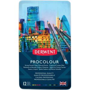 Derwent Procolour Colored Pencils - 12 Set in Tin Derwent Procolour Colored Pencils - 12 Set in Tin