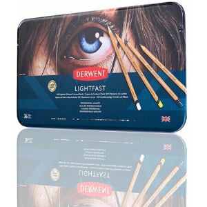 Derwent Lightfast Colour Pencils - 36 Assorted Colors - Art Supplies Derwent Lightfast Colour Pencils - 36 Assorted Colors - Art Supplies