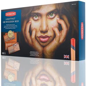Derwent Lightfast Colored Pencils - 100 in Wooden Box - Lightfast Art Supplies Derwent Lightfast Colored Pencils - 100 in Wooden Box - Lightfast Art Supplies