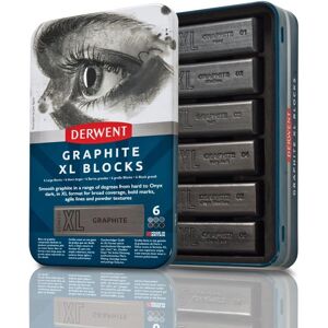 Derwent XL Graphite Set of 6 - Watercolor Blocks - Artist Quality Derwent XL Graphite Set of 6 - Watercolor Blocks - Artist Quality