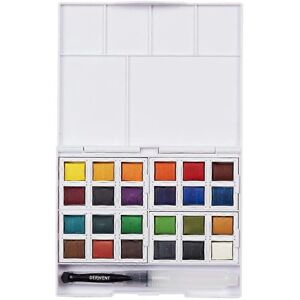 Derwent Watercolor Palette 24 Half-Pans - Watercolor Palette Derwent Watercolor Palette 24 Half-Pans - Watercolor Palette