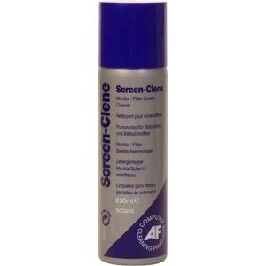 AF Képernyőtisztító Spray 250ml - Tisztítószer telefonokra, TV-kre, képernyőkre - Alkoholtalan AF Képernyőtisztító Spray 250ml - Tisztítószer telefonokra, TV-kre, képernyőkre - Alkoholtalan