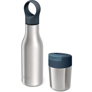 Joseph Joseph Refill Reuse Repeat Travel Mug & Bottle Set - Stainless Steel Joseph Joseph Refill Reuse Repeat Travel Mug & Bottle Set - Stainless Steel