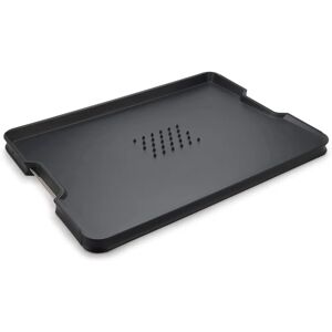 Joseph Joseph Cut&Carve Plus Large Multi-Function Chopping Board - Black Joseph Joseph Cut&Carve Plus Large Multi-Function Chopping Board - Black