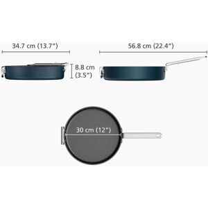 Joseph Joseph Space 30cm Midnight Blue Frying Pan Joseph Joseph Space 30cm Midnight Blue Frying Pan