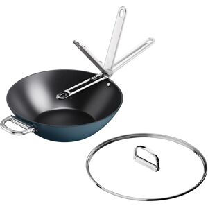 Joseph Joseph 32cm Space Wok - Non-stick, Foldable Handle, Adjustable Lid Joseph Joseph 32cm Space Wok - Non-stick, Foldable Handle, Adjustable Lid