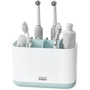 Organisateur de brosses à dents Joseph Joseph EasyStore - Usage familial, Bleu et Blanc - Publicité Organisateur de brosses à dents Joseph Joseph EasyStore - Usage familial, Bleu et Blanc - Publicité