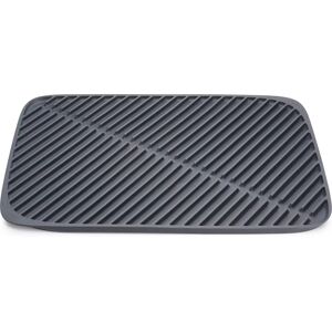 Joseph Joseph Flume Silicone Folding Dish Draining Mat - Large - Grey Joseph Joseph Flume Silicone Folding Dish Draining Mat - Large - Grey