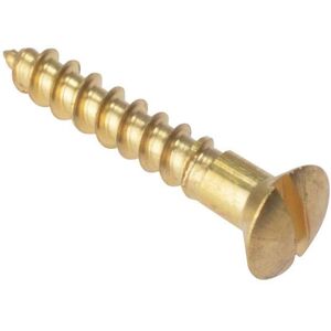Forgefix Forge RAH18BR Wood Screw - Brass, Raised Head, 1in x 8, Box of 200 Forgefix Forge RAH18BR Wood Screw - Brass, Raised Head, 1in x 8, Box of 200