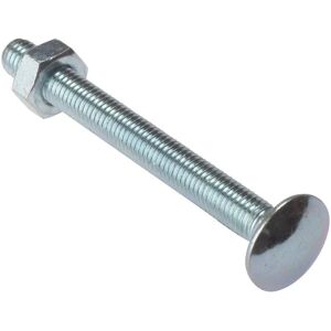 Forgefix Zinc Plated Carriage Bolt & Nut M8 x 50mm - Timber Joinery Forgefix Zinc Plated Carriage Bolt & Nut M8 x 50mm - Timber Joinery