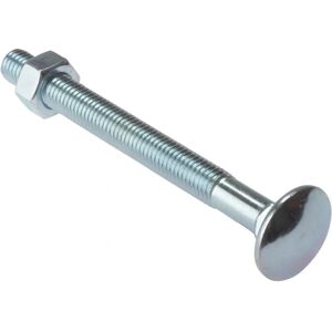 Forgefix Zinc-Plated Carriage Bolt & Nut M12 x 240mm - Timber Fastening Forgefix Zinc-Plated Carriage Bolt & Nut M12 x 240mm - Timber Fastening
