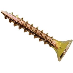 ForgeFix SPE3516Y Yellow Wood Screws - 3.5x16mm - Anti-corrosion ForgeFix SPE3516Y Yellow Wood Screws - 3.5x16mm - Anti-corrosion