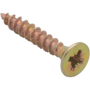 Spectre Yellow PZ Wood Screw - 3.5x25mm - Screw Spectre Yellow PZ Wood Screw - 3.5x25mm - Screw