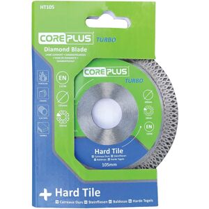 CorePlus HT105 Hard Tile Turbo Diamond Blade - 105mm CorePlus HT105 Hard Tile Turbo Diamond Blade - 105mm