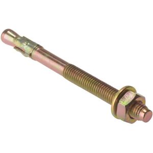 ForgeFix M10 120mm Zinc Yellow Passivated Through Bolt - Bolt Type ForgeFix M10 120mm Zinc Yellow Passivated Through Bolt - Bolt Type