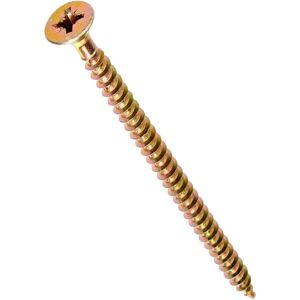 Forgefix Forge MPS580Y Multi-Purpose Pozi Screw CSK ST ZYP 5.0 x 80mm Box of 100 Forgefix Forge MPS580Y Multi-Purpose Pozi Screw CSK ST ZYP 5.0 x 80mm Box of 100