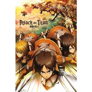 GB eye Attack On Titan Affiche 61x91,5 cm - Affiche - Publicité GB eye Attack On Titan Affiche 61x91,5 cm - Affiche - Publicité