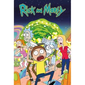 ABYstyle Rick and Morty Groepsposter - Poster ABYstyle Rick and Morty Groepsposter - Poster
