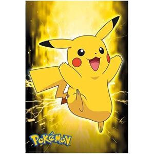 Plakat Pokémon Pikachu Neon - 91,5x61 cm - Dekoracja ścienna Plakat Pokémon Pikachu Neon - 91,5x61 cm - Dekoracja ścienna