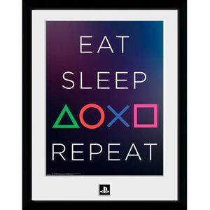GB Eye PLAYSTATION - Kehyksissä oleva painos Eat Sleep Repeat 30x40 GB Eye PLAYSTATION - Kehyksissä oleva painos Eat Sleep Repeat 30x40
