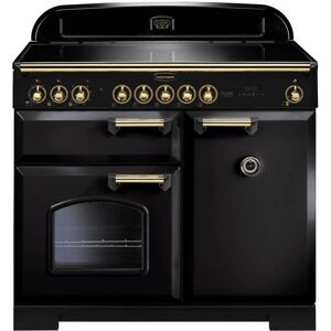 Rangemaster CDL100EIBL/B - Black/Brass - Range Cooker Rangemaster CDL100EIBL/B - Black/Brass - Range Cooker