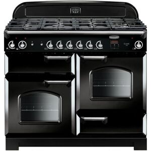 Rangemaster CLA110NGFBL/C - Black/Chrome - Range Cooker Rangemaster CLA110NGFBL/C - Black/Chrome - Range Cooker