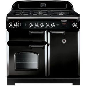 Rangemaster CLA100NGFBL/C - Black/Chrome - Range Cooker Rangemaster CLA100NGFBL/C - Black/Chrome - Range Cooker