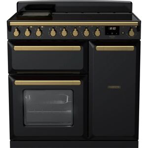 Rangemaster Estel Deluxe - Black / Antique Brass - Range cooker Rangemaster Estel Deluxe - Black / Antique Brass - Range cooker