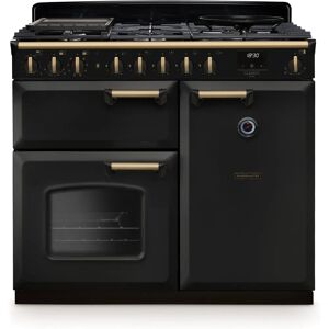 Rangemaster Classic Deluxe 100cm Dual Fuel Range Cooker - Charcoal Black - Range cooker Rangemaster Classic Deluxe 100cm Dual Fuel Range Cooker - Charcoal Black - Range cooker