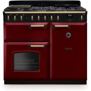 Rangemaster Classic Deluxe 100cm Dual Fuel Range Cooker - Bordeaux - Range Cooker Rangemaster Classic Deluxe 100cm Dual Fuel Range Cooker - Bordeaux - Range Cooker