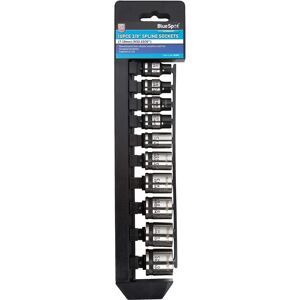 BlueSpot Tools 1543 3/8in Drive Spline Socket Set - 10 Piece BlueSpot Tools 1543 3/8in Drive Spline Socket Set - 10 Piece
