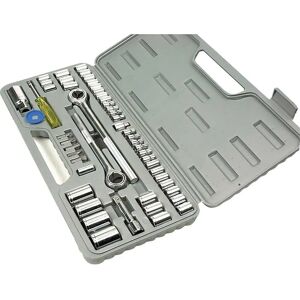 BlueSpot 52pc Socket Set - Metric & AF, 1/4-1/2in Drive BlueSpot 52pc Socket Set - Metric & AF, 1/4-1/2in Drive