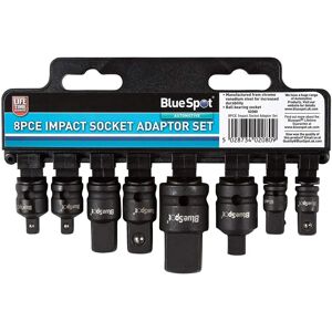 BlueSpot Impact Socket Adapter Set - 8pc Impact Socket Adaptor Set BlueSpot Impact Socket Adapter Set - 8pc Impact Socket Adaptor Set