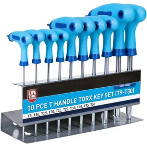 BlueSpot 12184 10 Piece T Handle Torx Key Set - Tool Set BlueSpot 12184 10 Piece T Handle Torx Key Set - Tool Set