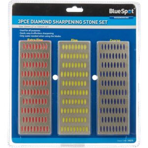 Juego de 3 piedras diamantadas BlueSpot - 6in x 2in - Afilar Juego de 3 piedras diamantadas BlueSpot - 6in x 2in - Afilar